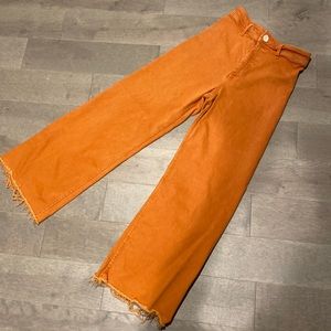 Zara - The marine straight size 6 ORANGE